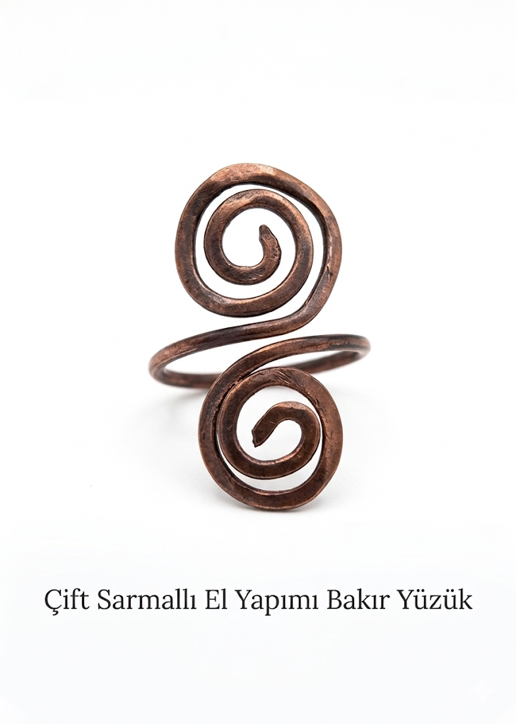 El yapımı Bakır yüzük