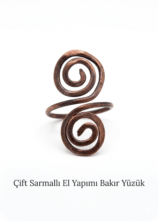 El yapımı Bakır yüzük